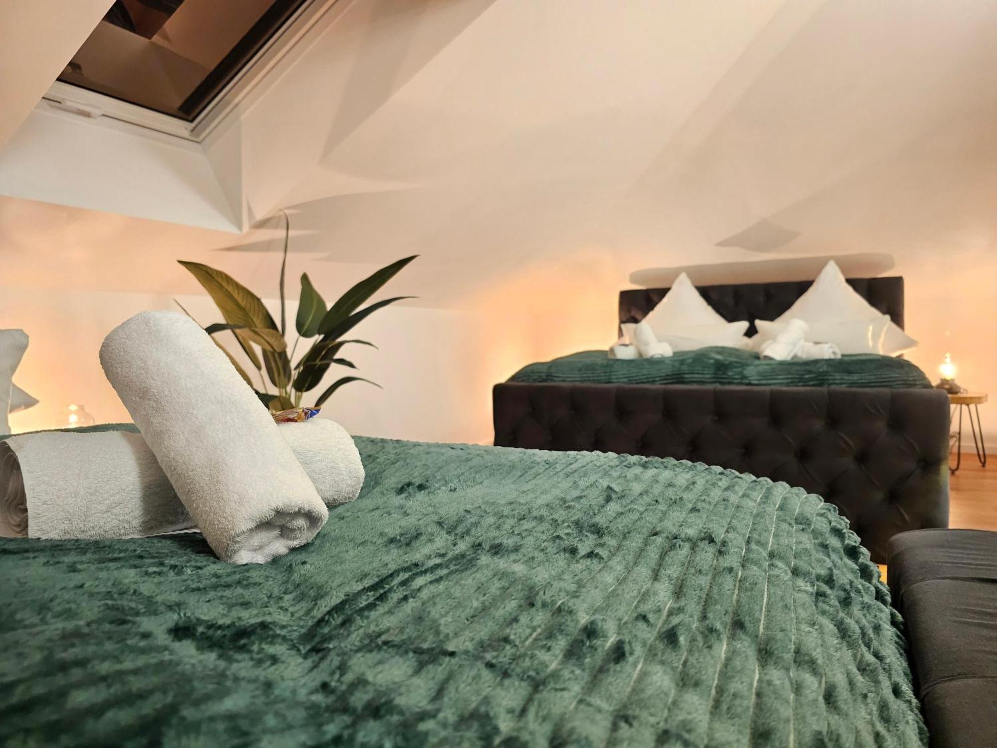 Design-Penthouse I 90Qm I Europapark 20 Min I Boxspring I Nespresso I Parking Appartement Lahr  Buitenkant foto