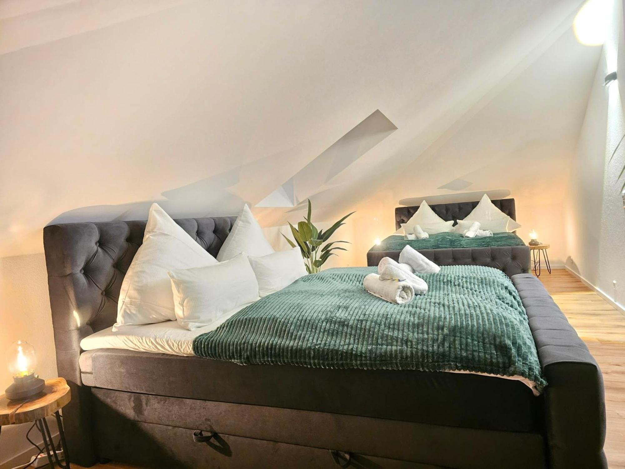 Design-Penthouse I 90Qm I Europapark 20 Min I Boxspring I Nespresso I Parking Appartement Lahr  Buitenkant foto