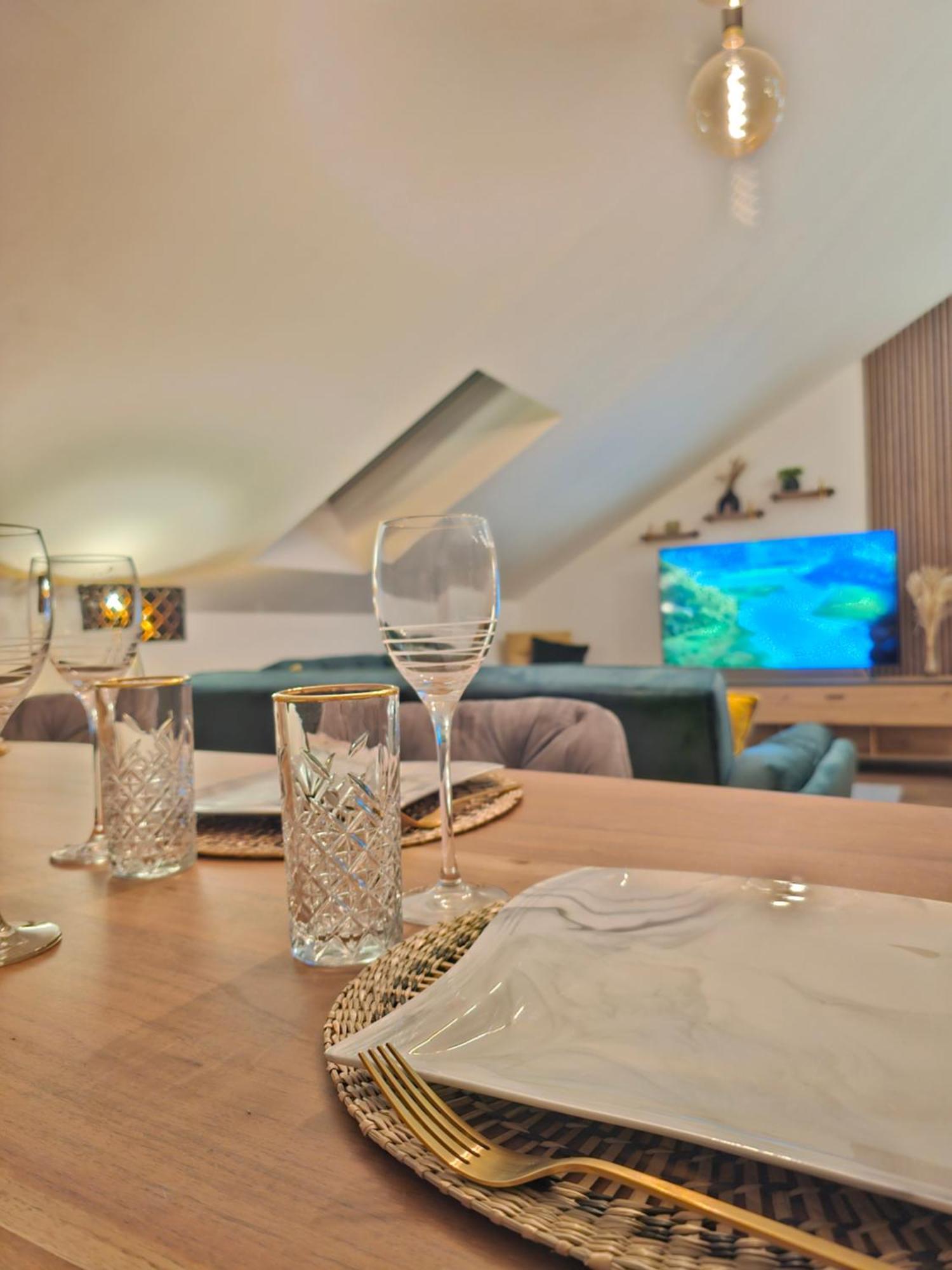 Design-Penthouse I 90Qm I Europapark 20 Min I Boxspring I Nespresso I Parking Appartement Lahr  Buitenkant foto
