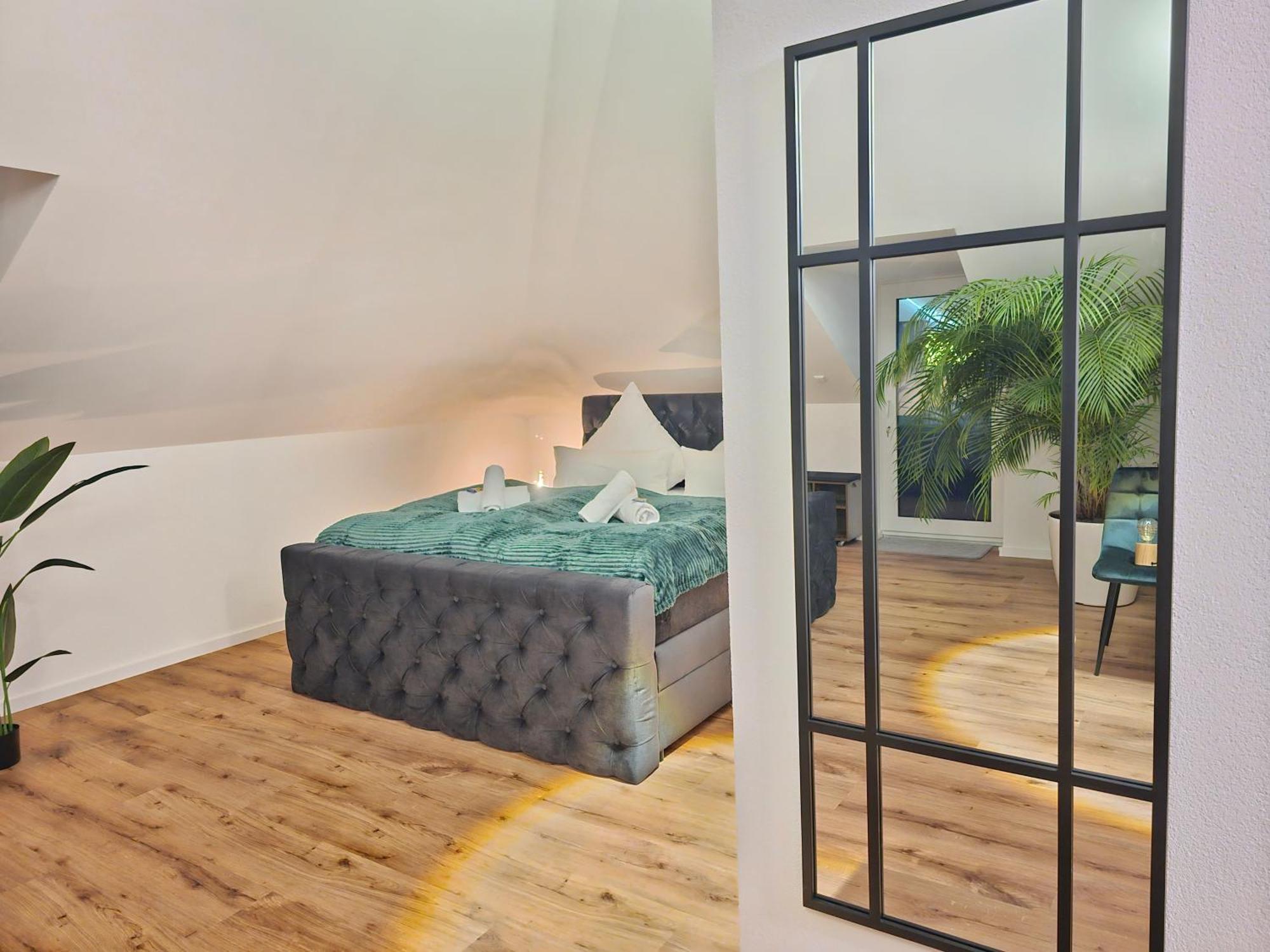 Design-Penthouse I 90Qm I Europapark 20 Min I Boxspring I Nespresso I Parking Appartement Lahr  Buitenkant foto